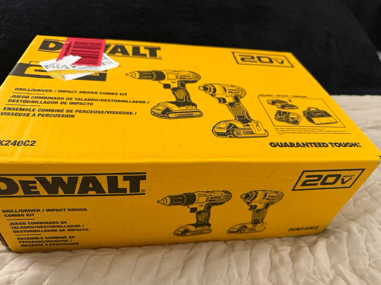 DeWalt 20V MAX Cordless Drill/Driver and Impact Driver Combo Kit