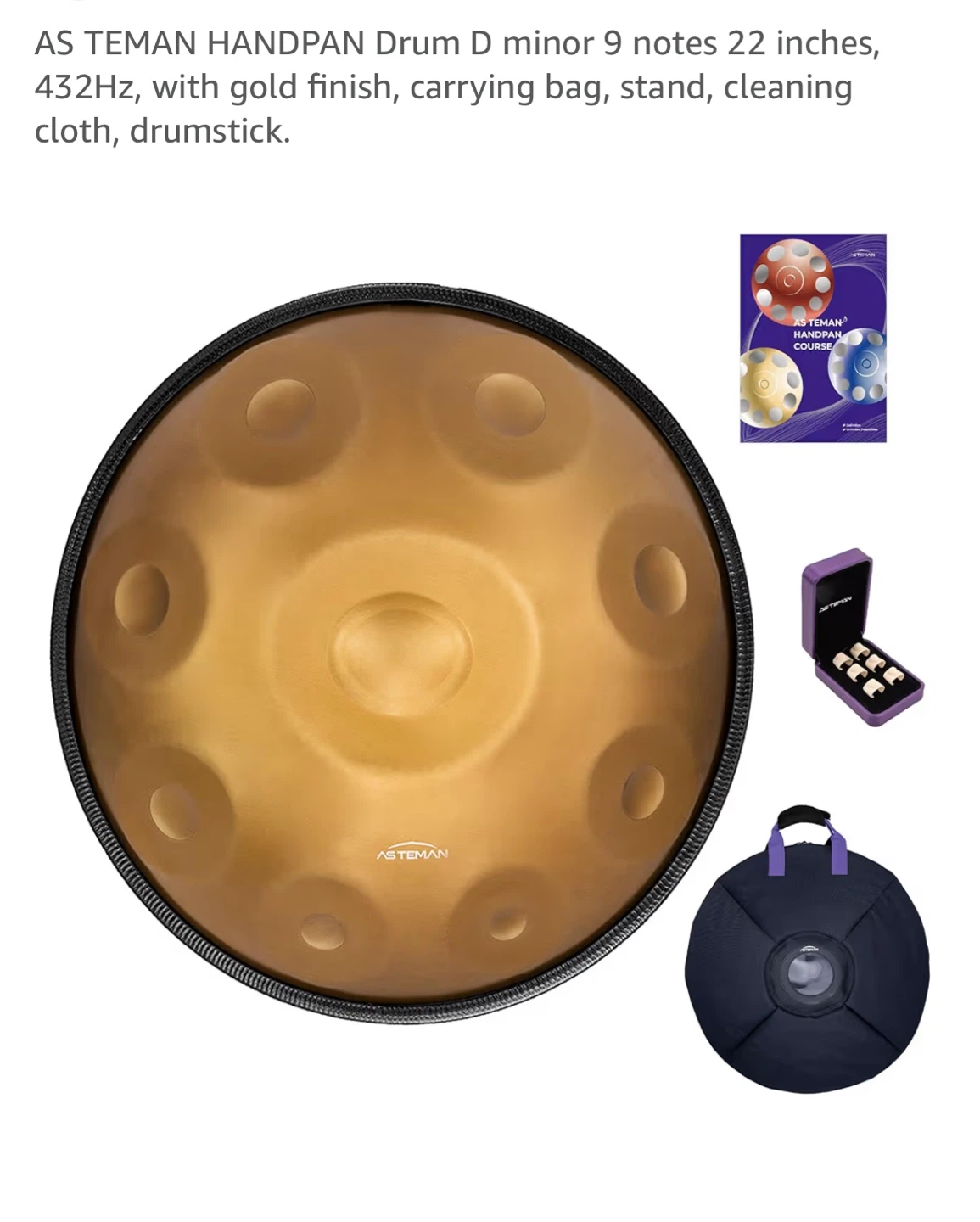 AST TEMAN Handpan Drum 22 Inch D Minor - photo 3