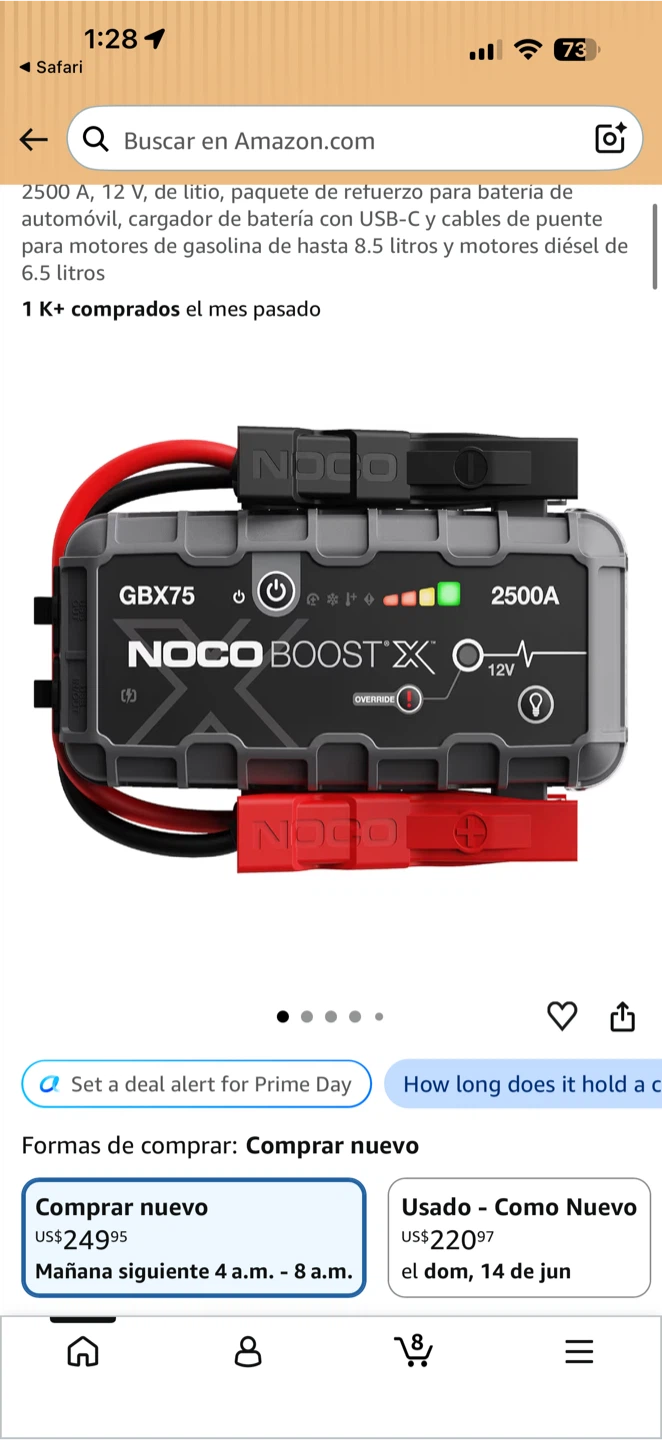 NOCO Boost X GBX75 UltraSafe Jump Starter - photo 3