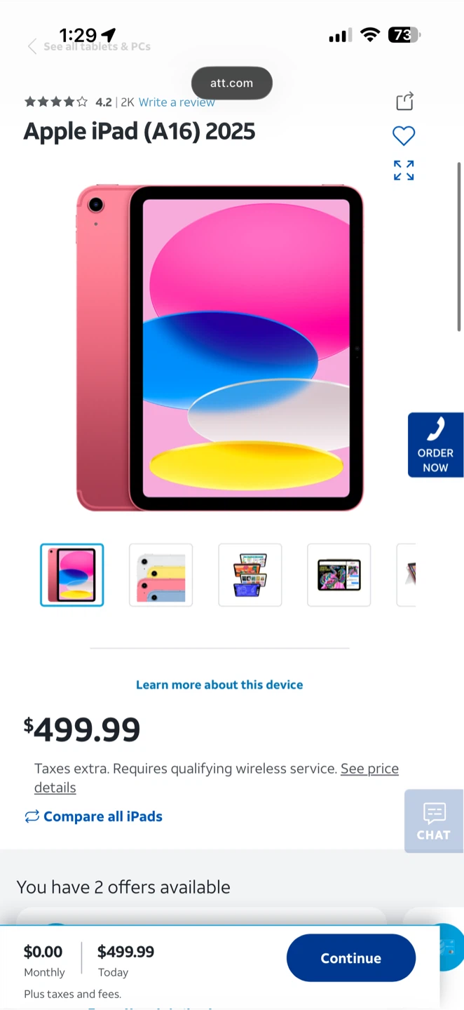 Apple iPad (A16) Wi-Fi 128GB Pink - photo 5