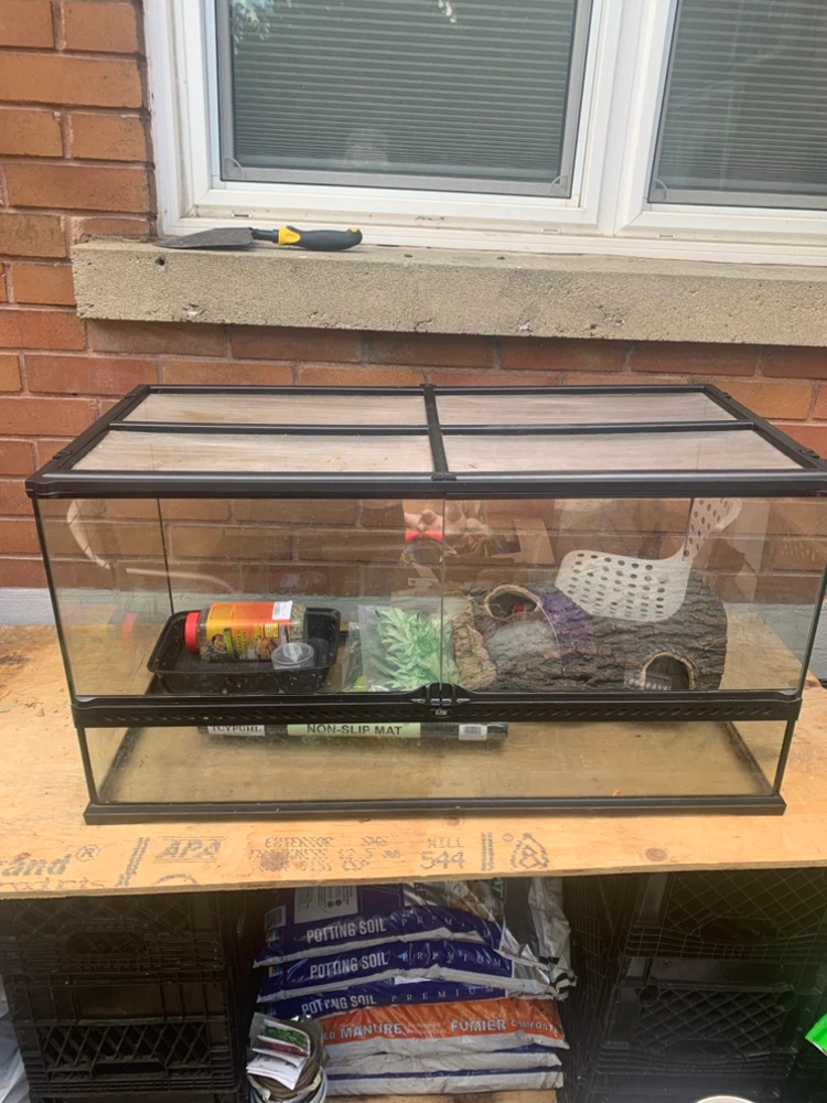 Terrarium Tank with Accessories