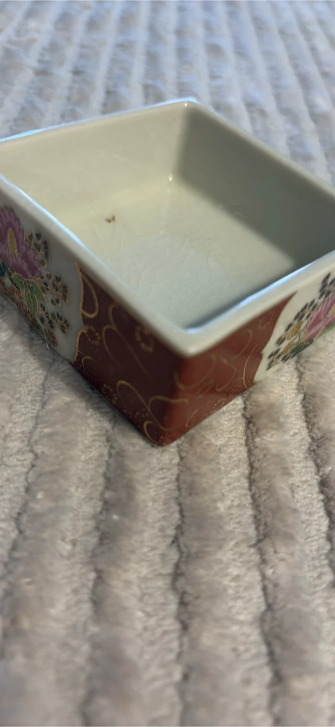 Satsuma Japan Ceramic Trinket Box - photo 5