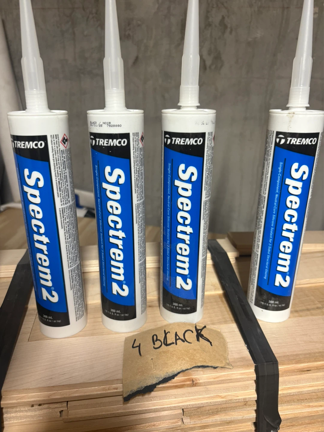 Tremco Spectrum 2 Silicone Sealant - White & Black