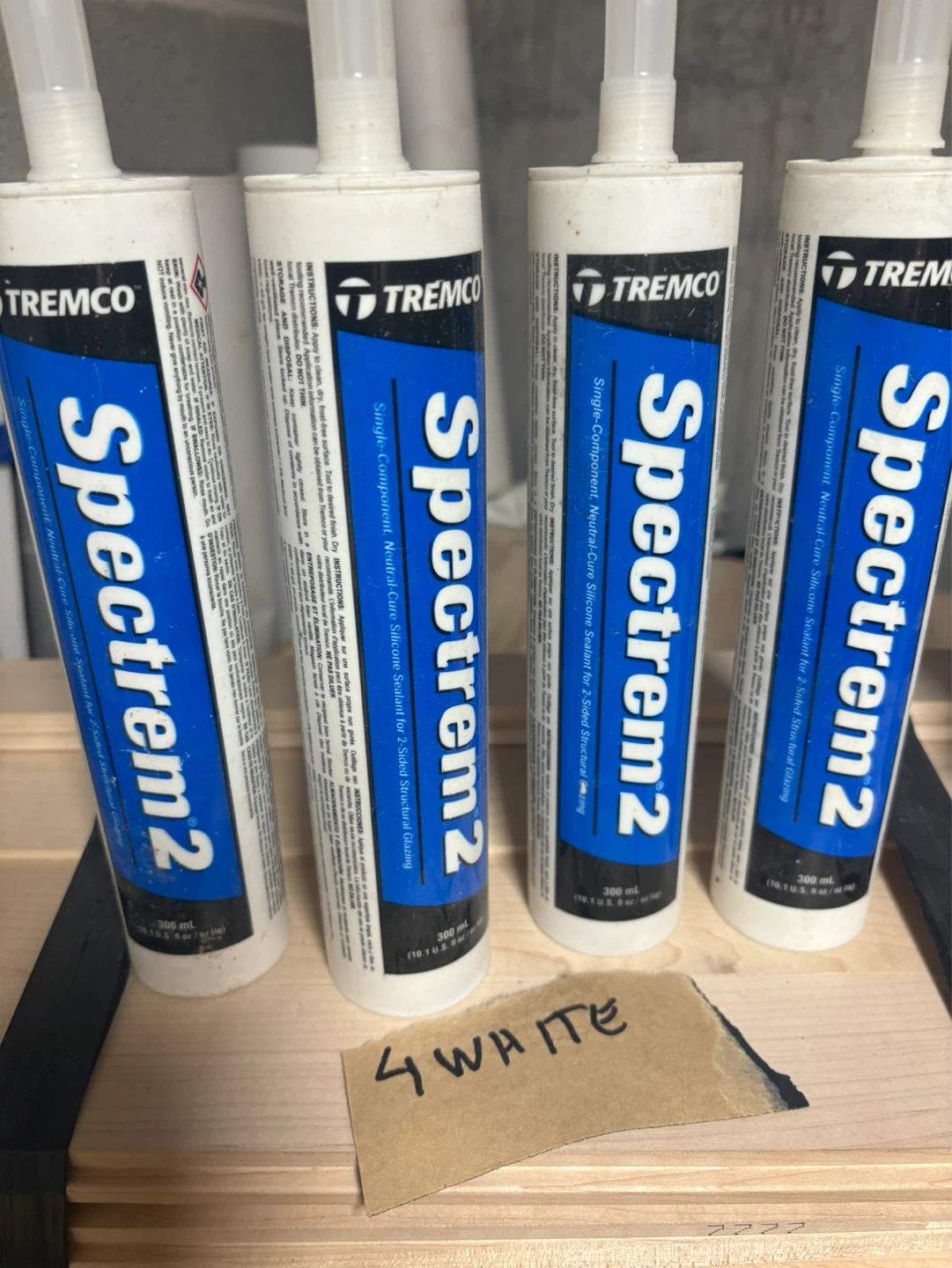 Tremco Spectrum 2 Silicone Sealant - White & Black - photo 2