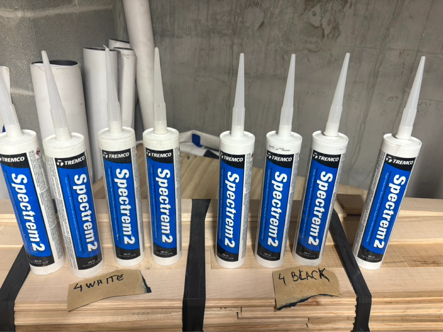 Tremco Spectrum 2 Silicone Sealant - White & Black - photo 3