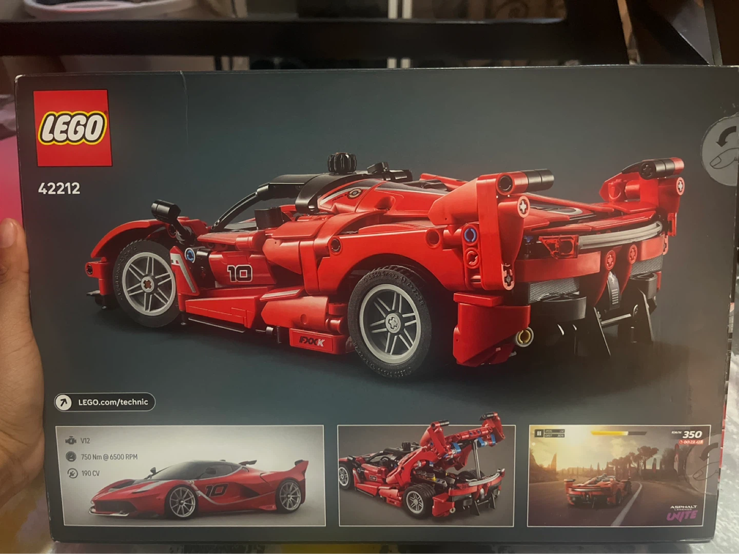 LEGO Technic Ferrari FXX K Evo 42212 Building Toy - photo 2