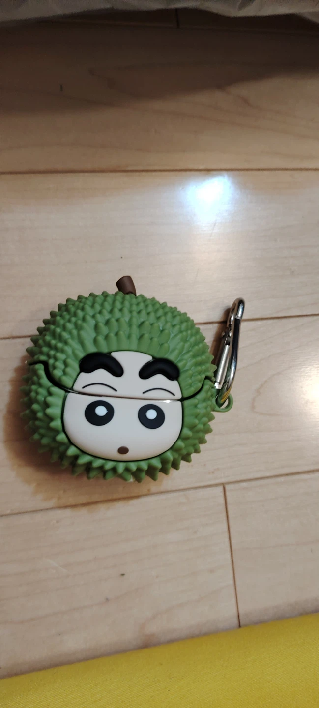 Durian Character Earbud Case with Carabiner