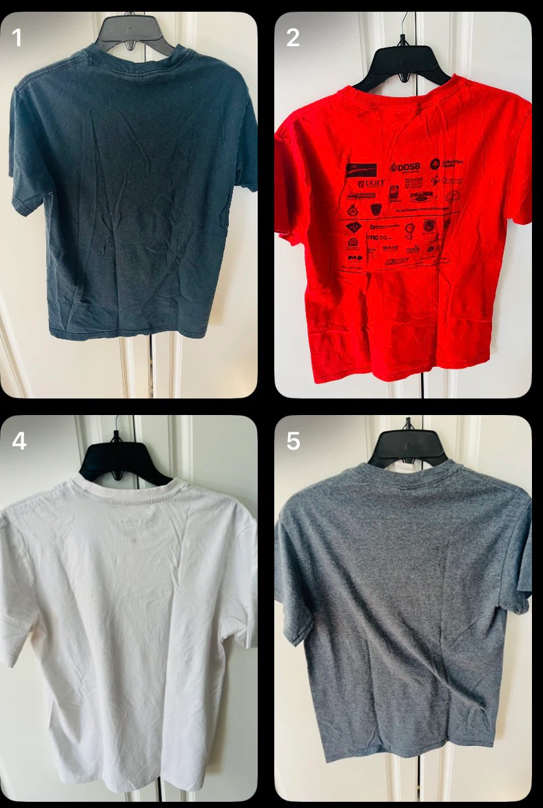 4 Men Small Size Shirts for $5 - photo 2