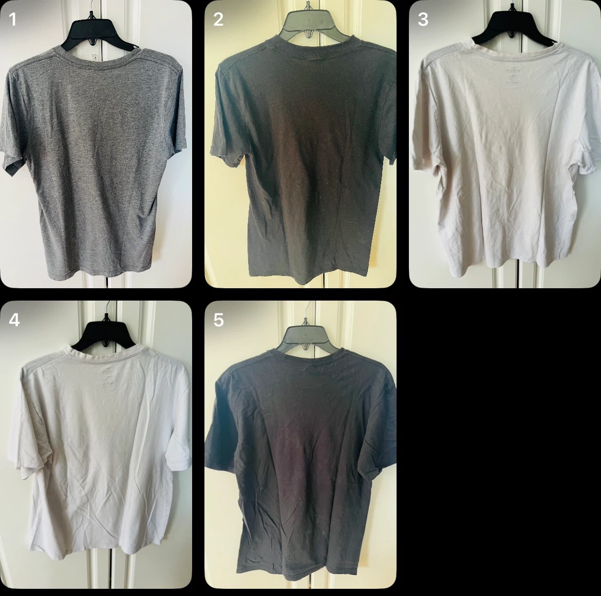 5 Men Medium Size Shirts for $6 - photo 2