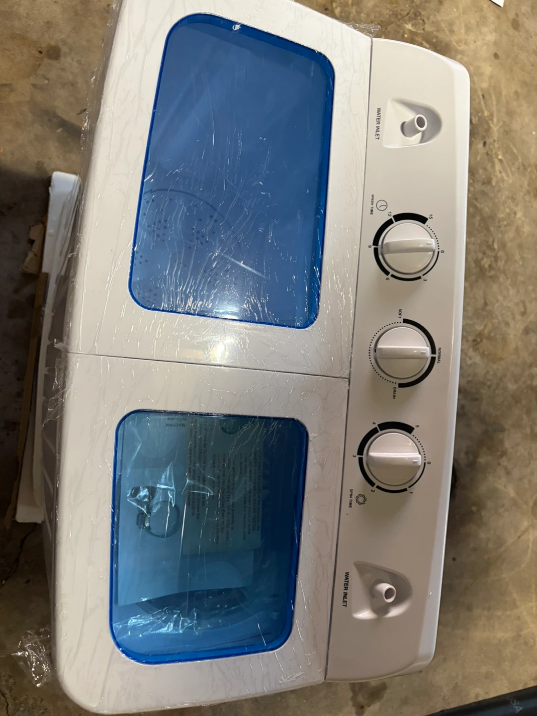 Twin-Tub Washing Machine with Spin Dryer - photo 4