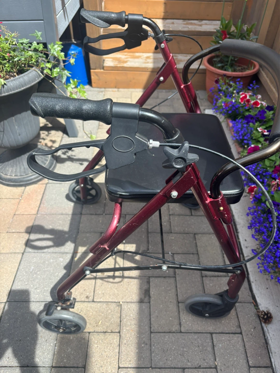 Red Walker with Seat - photo 2