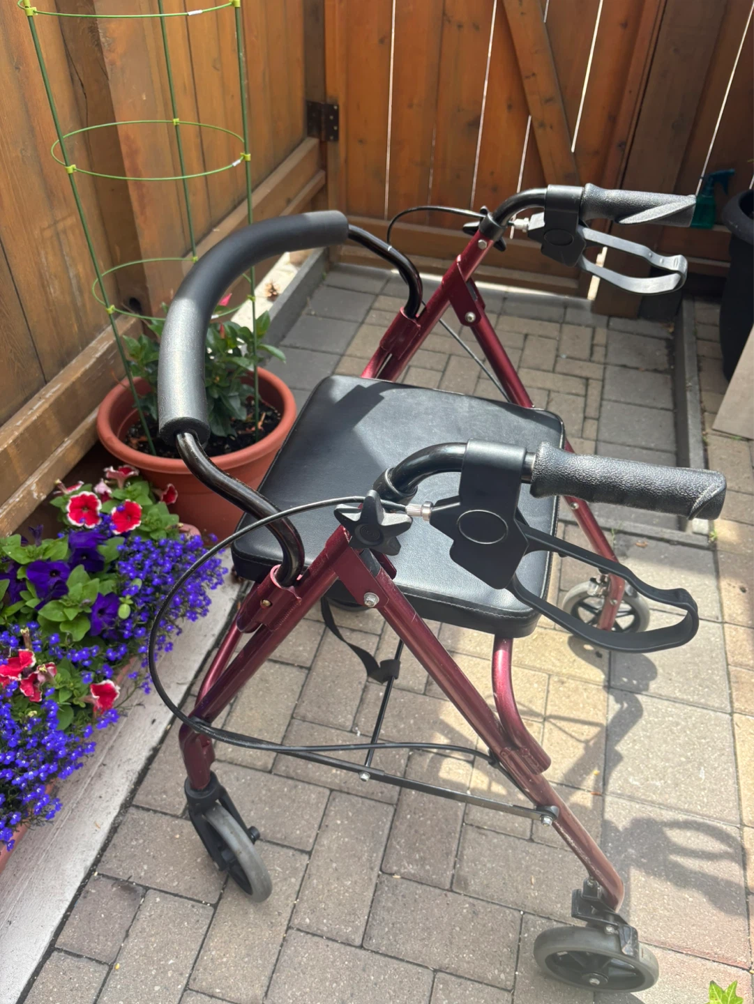 Red Walker with Seat - photo 3