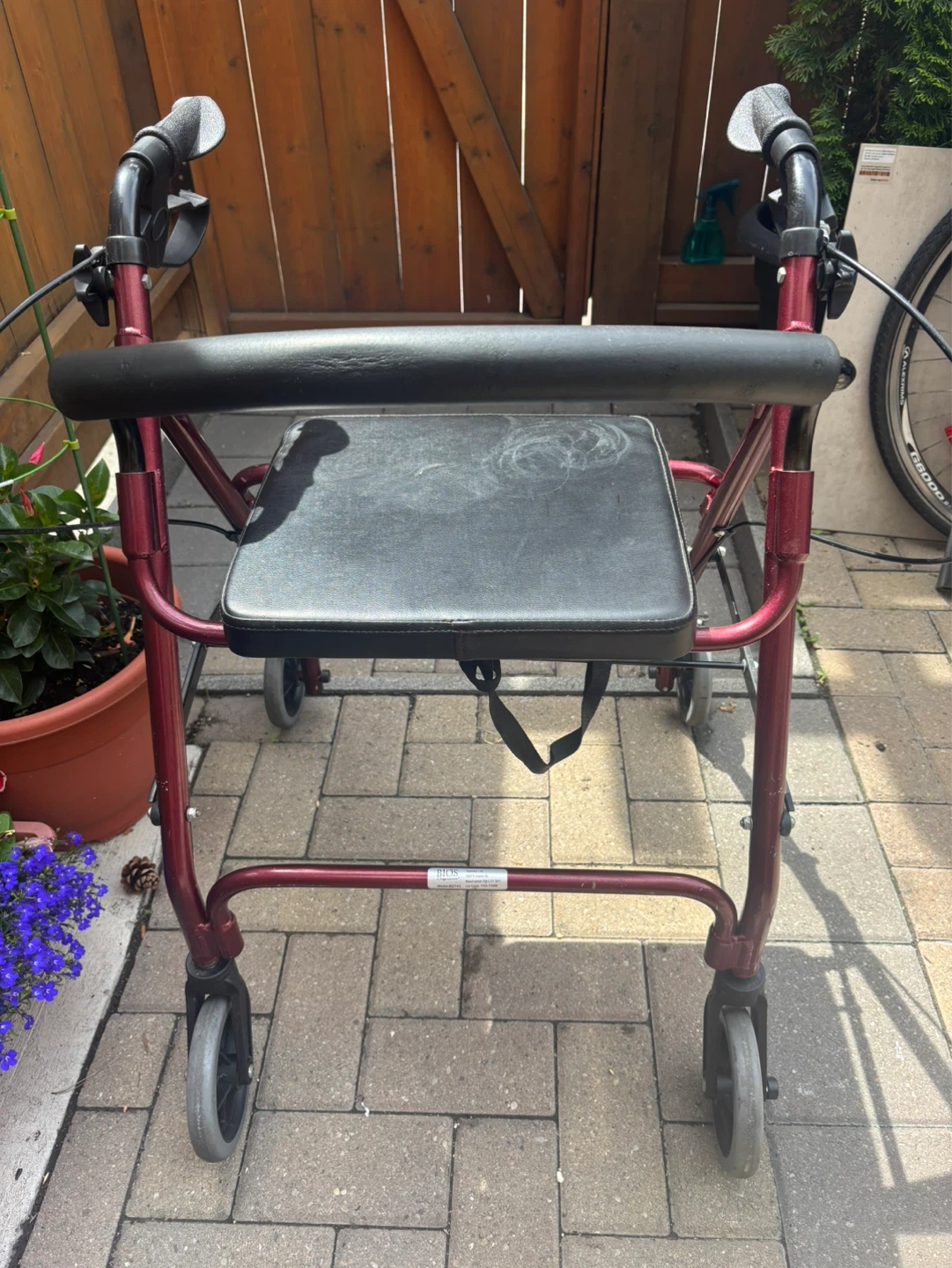 Red Walker with Seat - photo 4