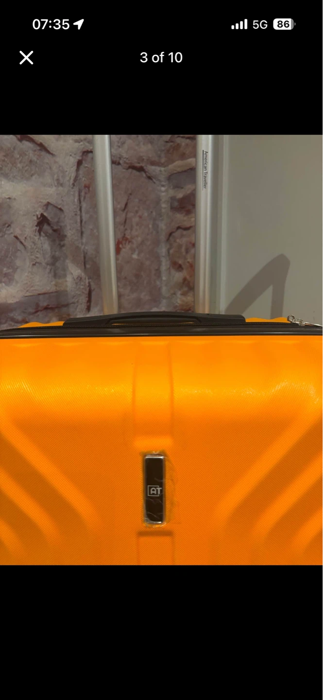 American Tourister Orange Hardshell Suitcase - photo 3