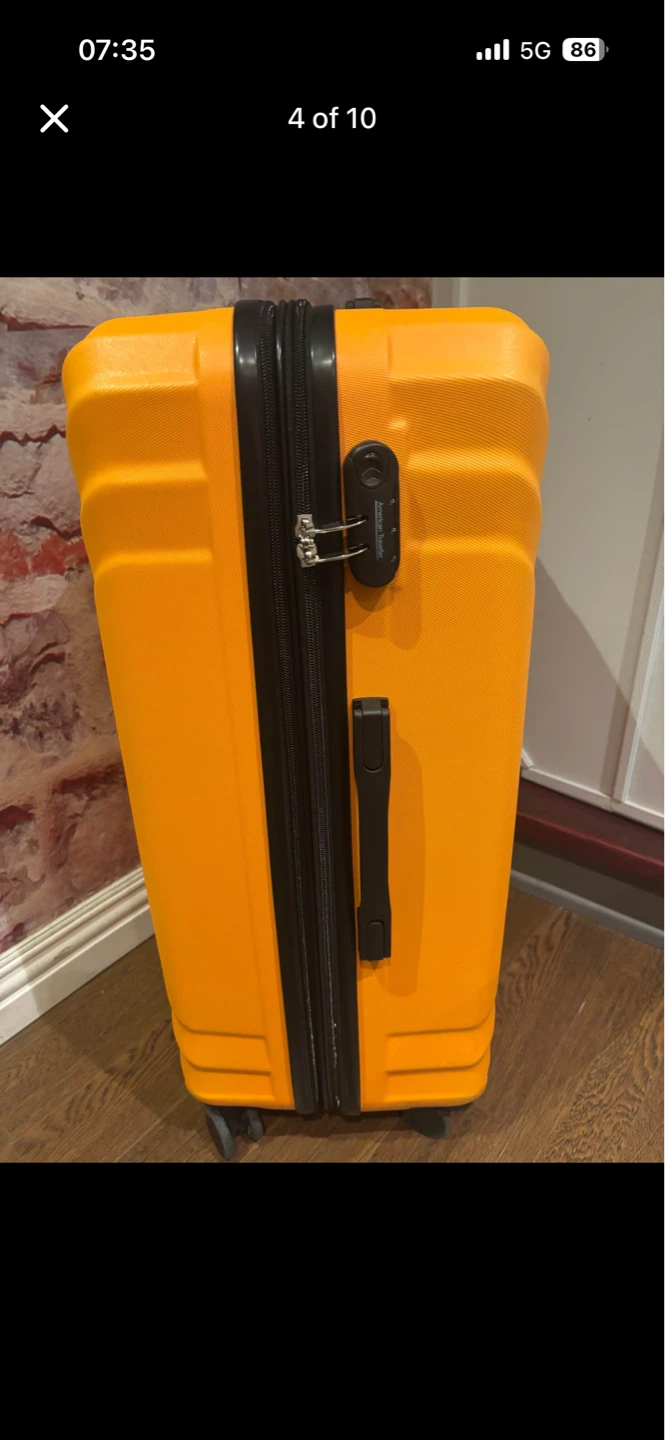 American Tourister Orange Hardshell Suitcase - photo 4
