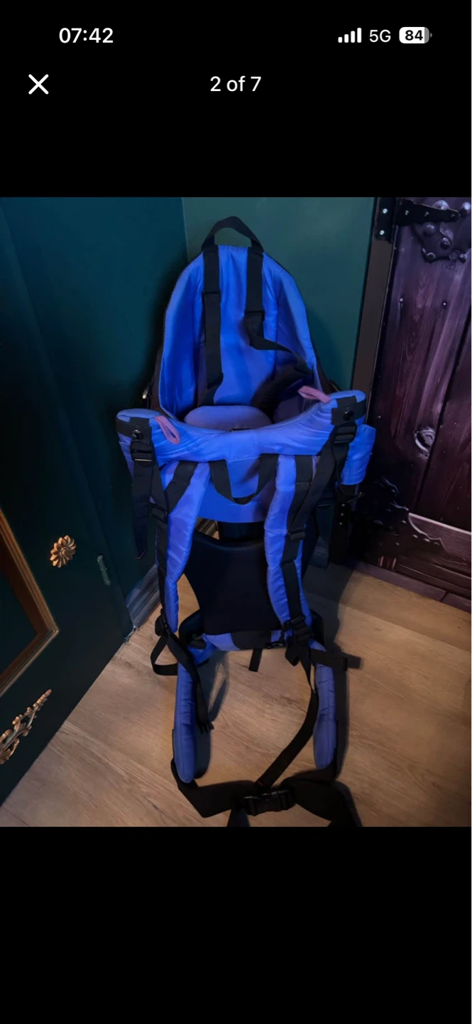 Blue Child Carrier Backpack - photo 2