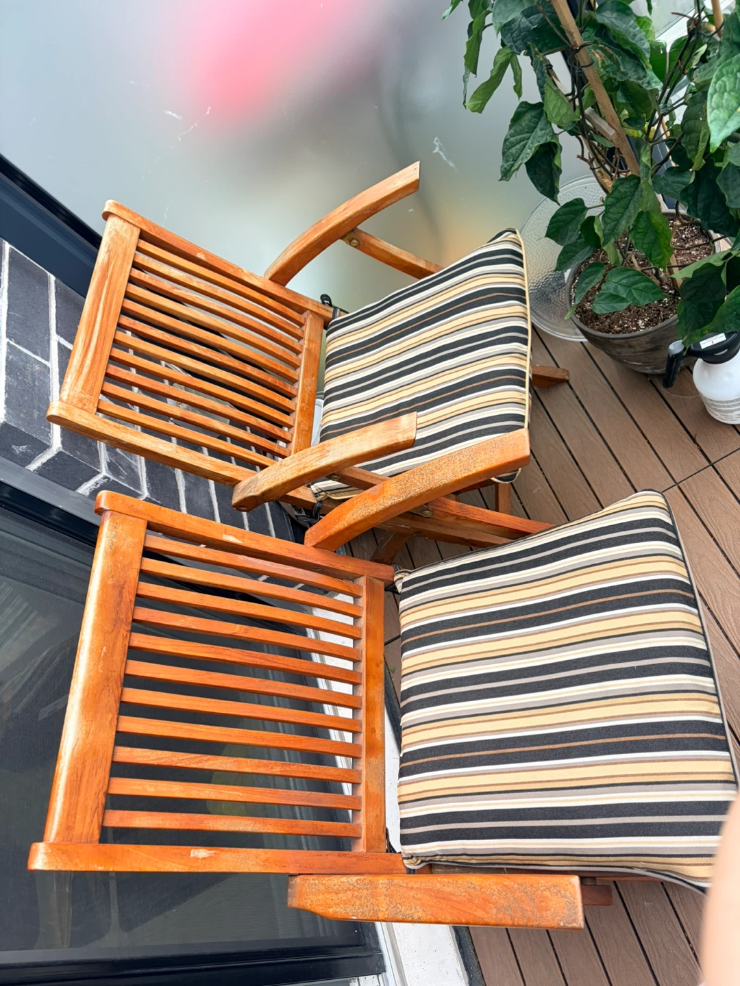 EDDO Barbados Wooden Folding Chairs with Cushions - photo 3