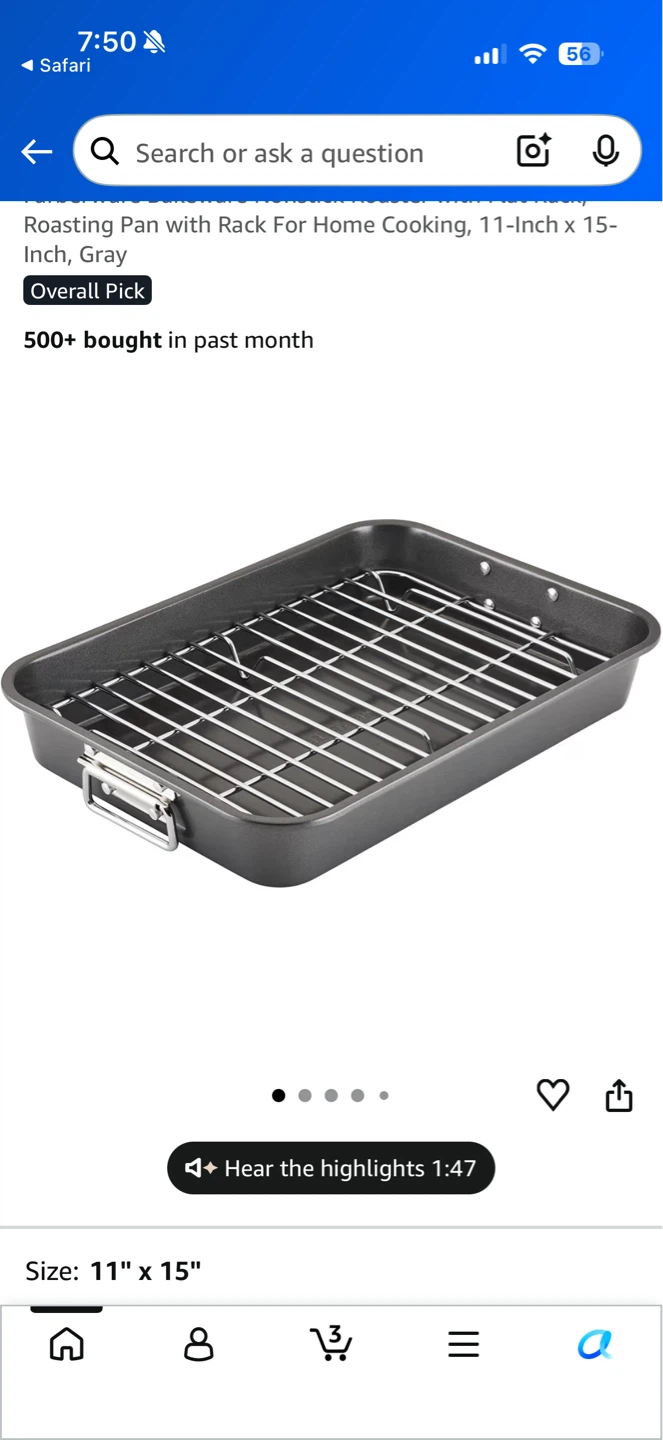 Farberware Roasting Pan with Rack