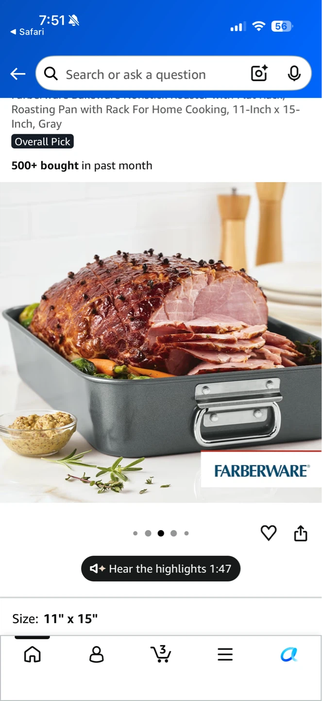 Farberware Roasting Pan with Rack - photo 2