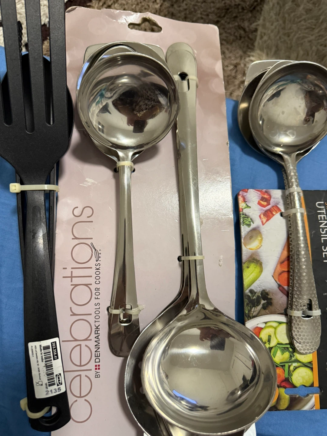 Betty Crocker Stainless Steel Utensil Set with Measuring Cups
