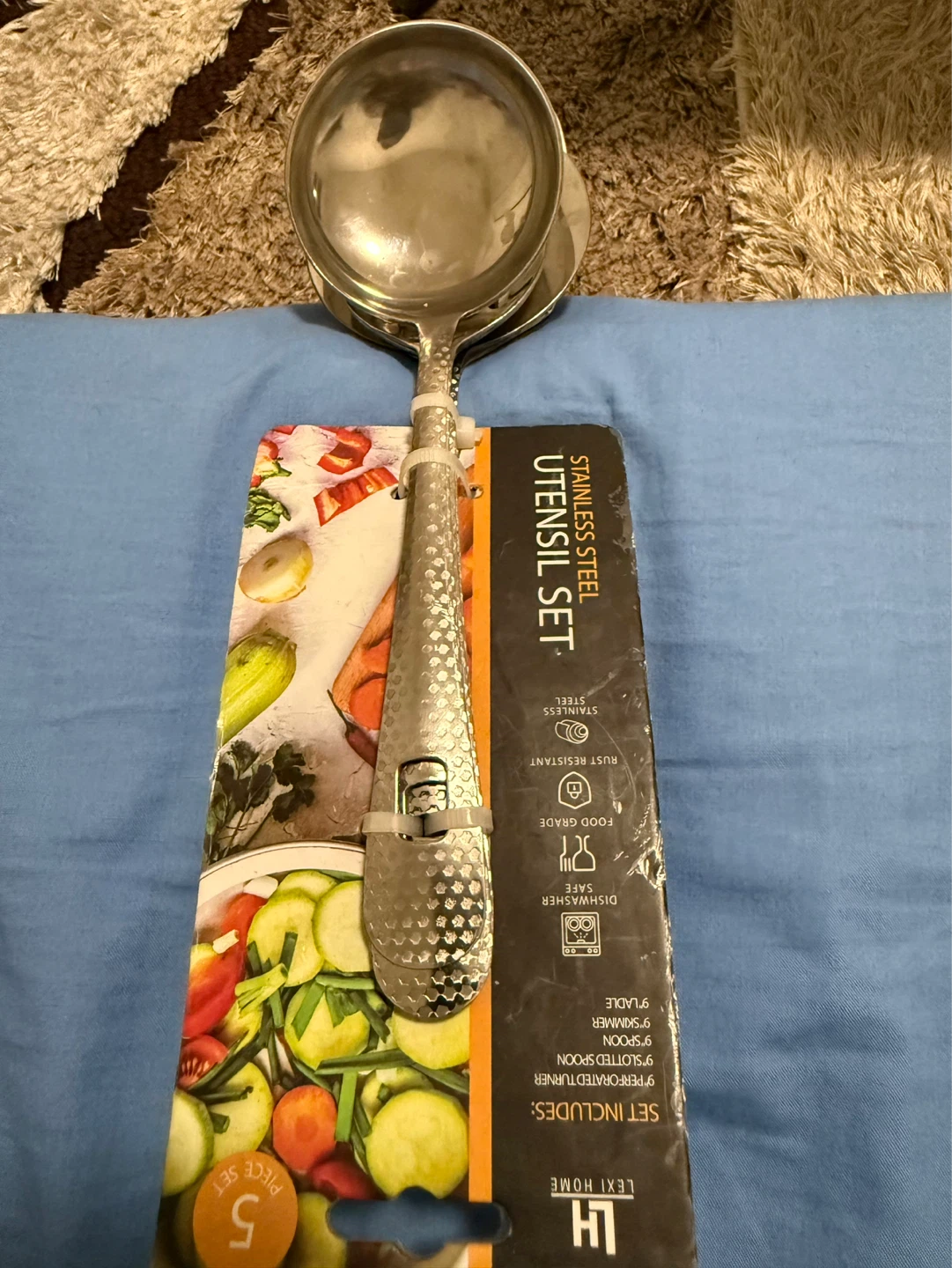 Betty Crocker Stainless Steel Utensil Set with Measuring Cups - photo 3