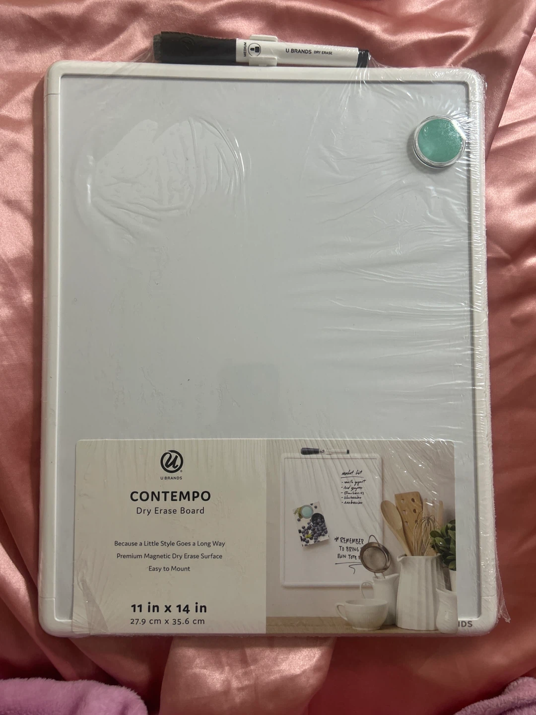 U Brands Contempo Dry Erase Board 11" x 14"