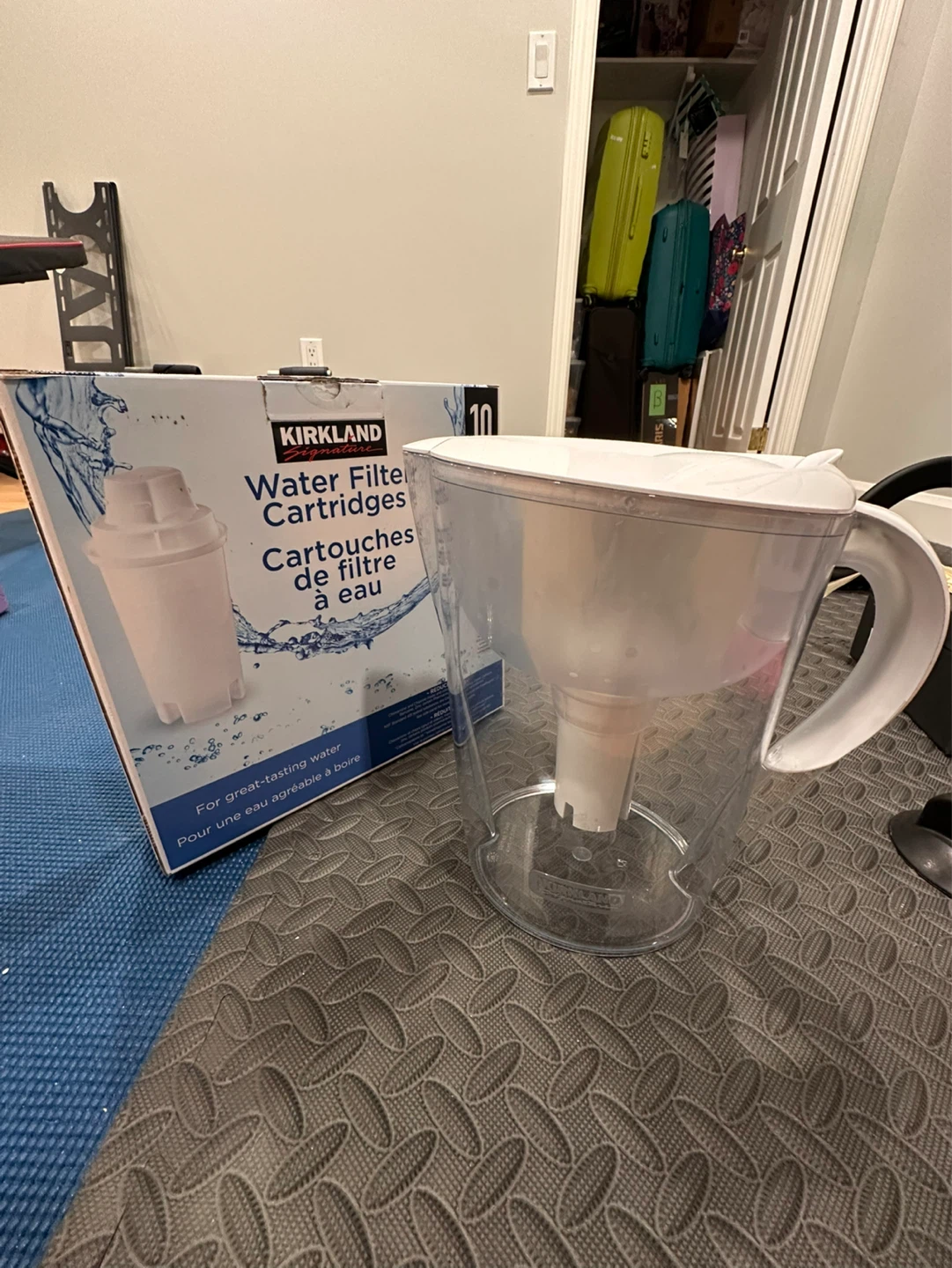 Kirkland water filter jug