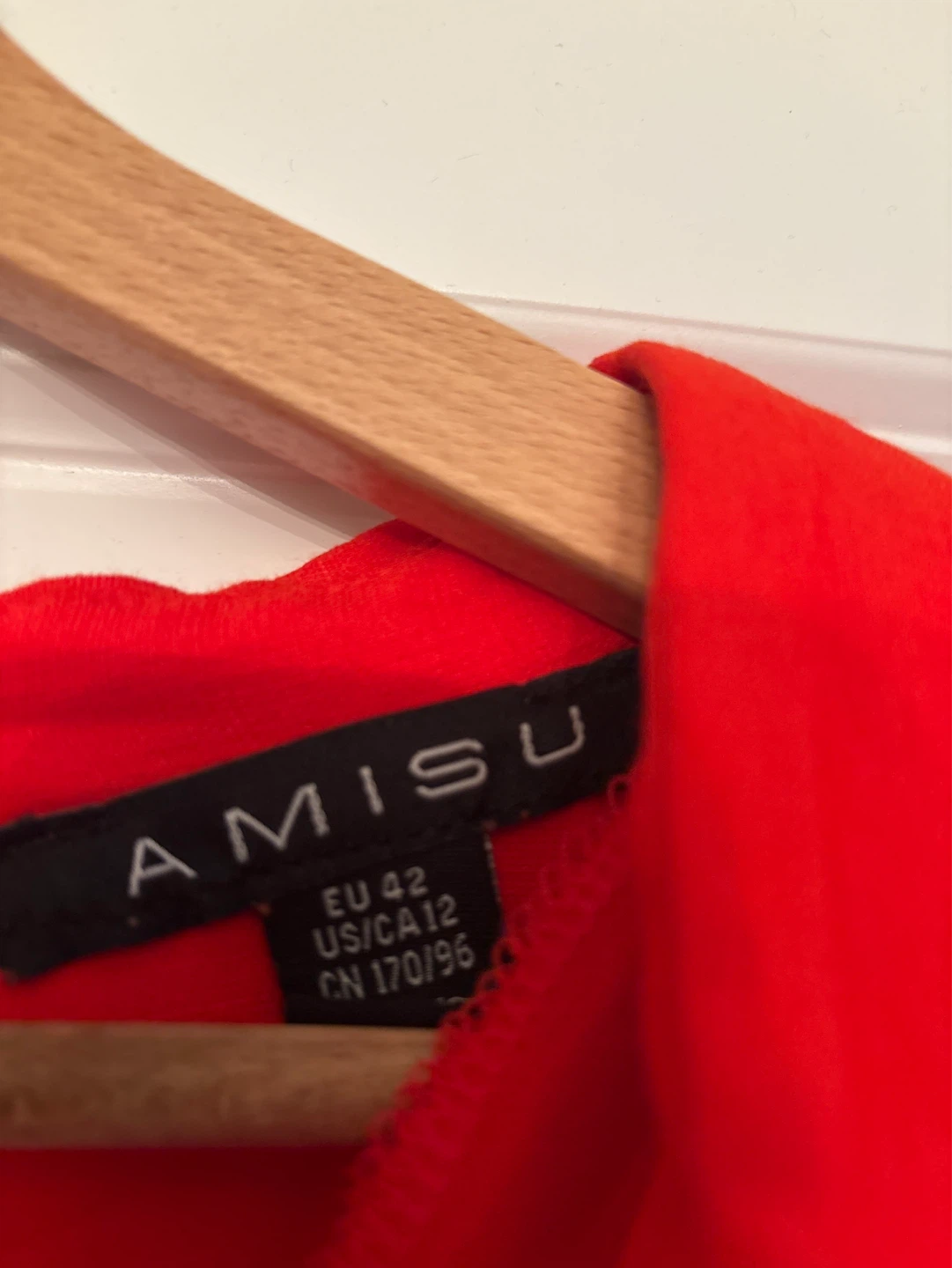 Coral Red Midi Dress, size 12 - photo 3