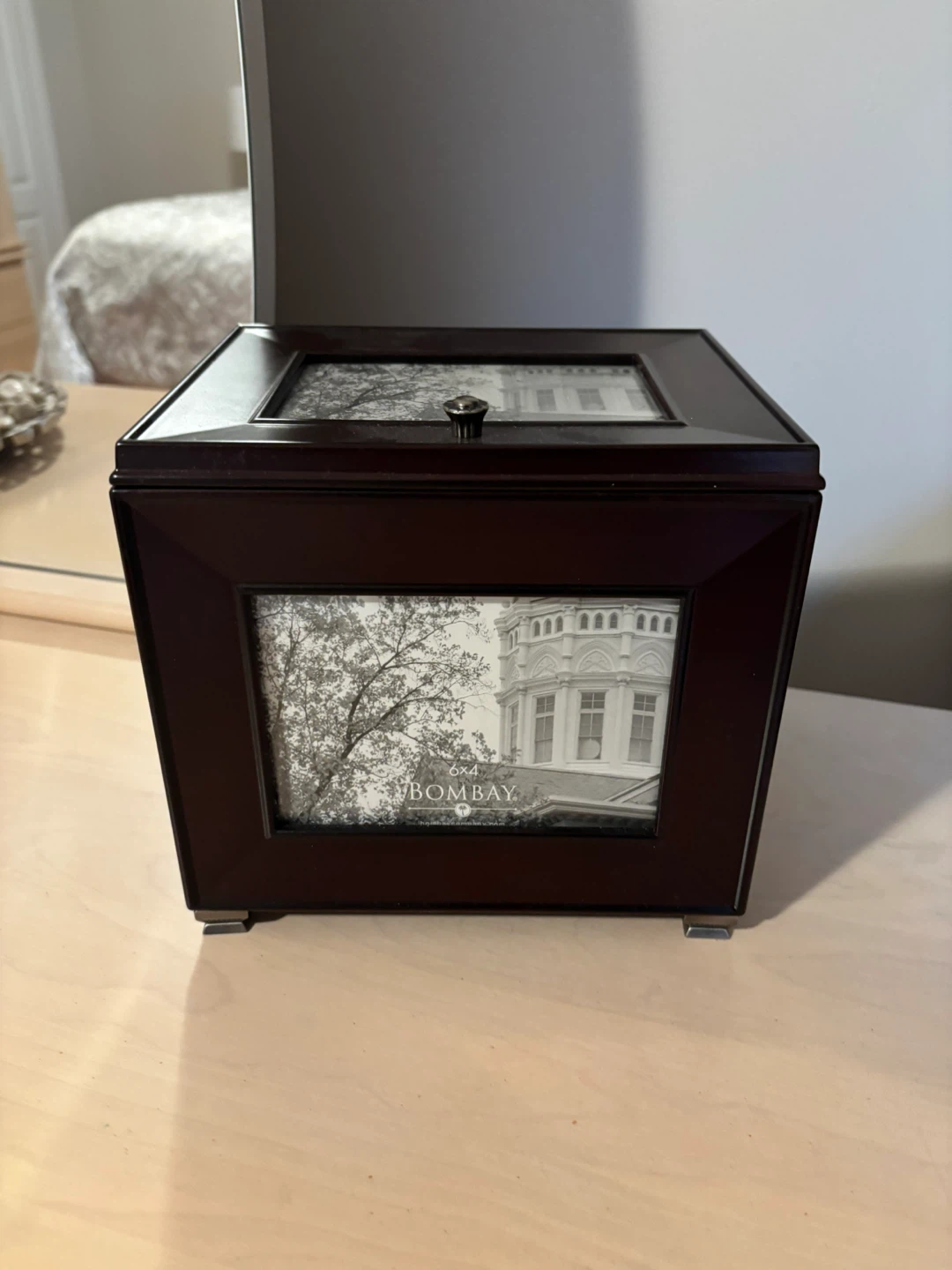 Bombay Company Wooden Photo Frame Box