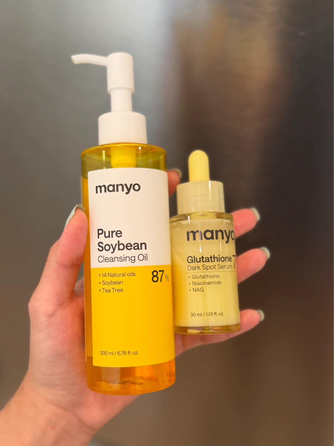 Manyo Pure Soybean Cleansing Oil & Glutathione Dark Spot Serum