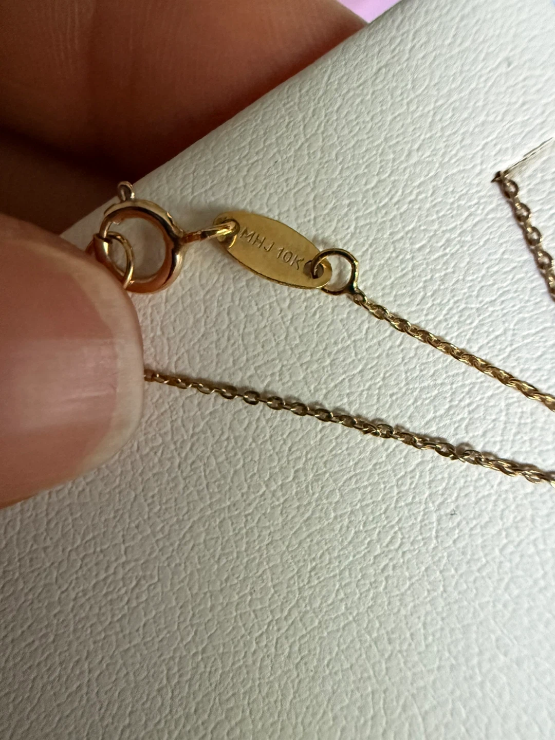 10K Gold Elephant Pendant Necklace - photo 2