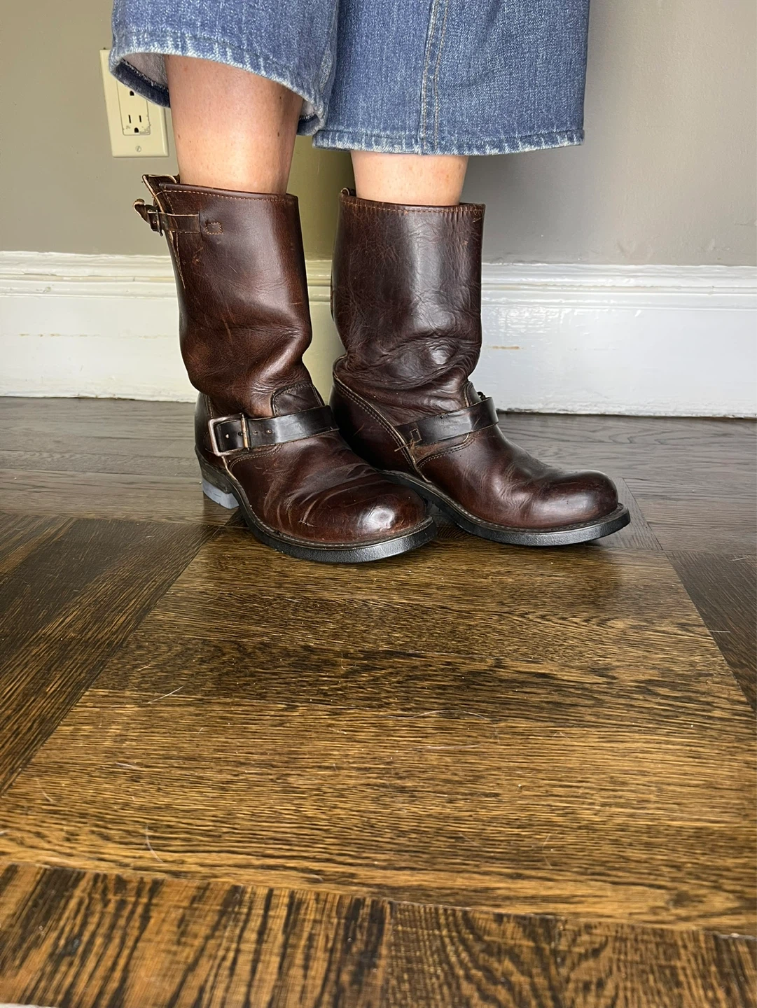 Brown Leather Engineer Boots - photo 2