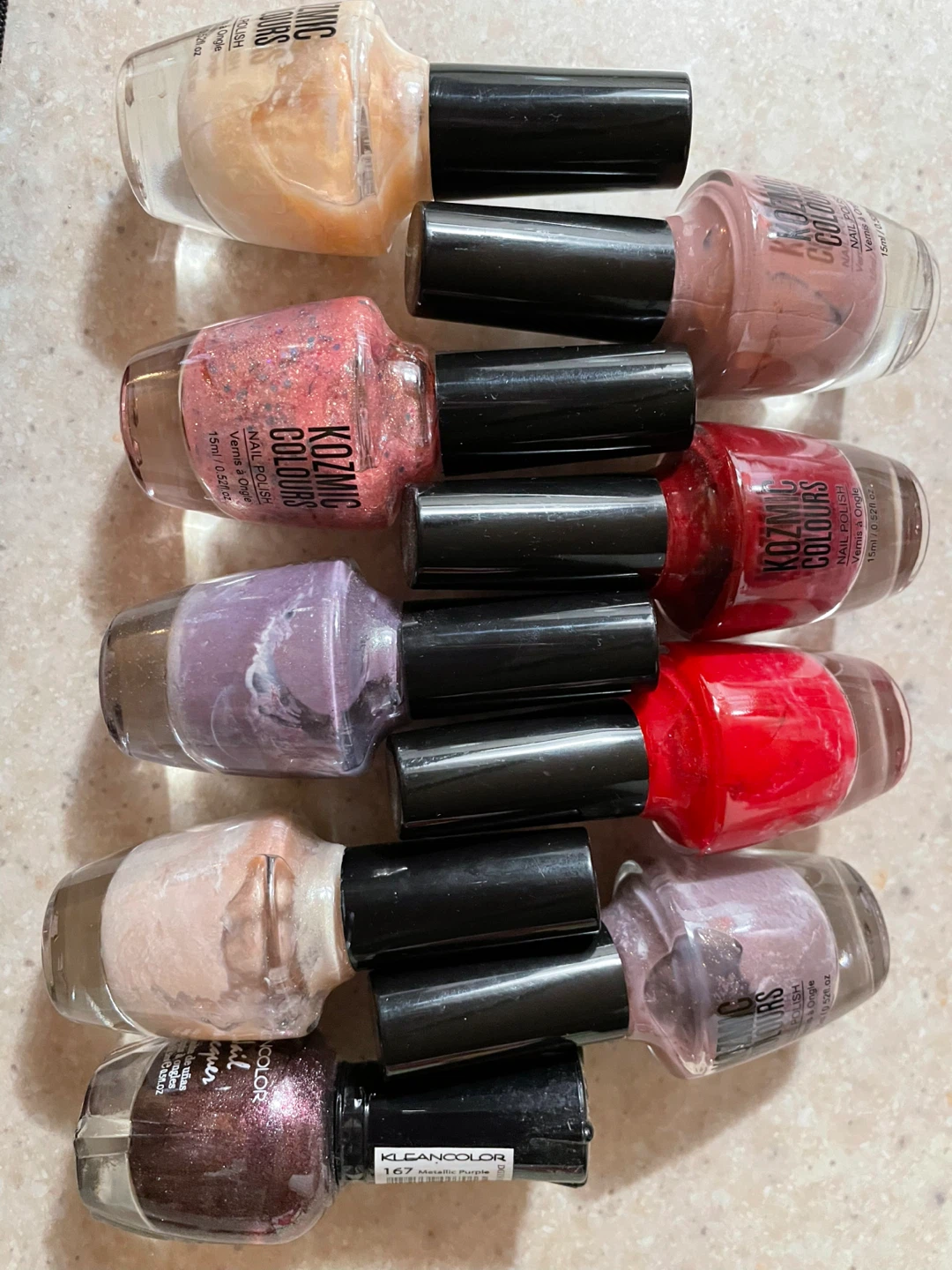 Kozmic Colours Nail Polish Bundle - Various Shades