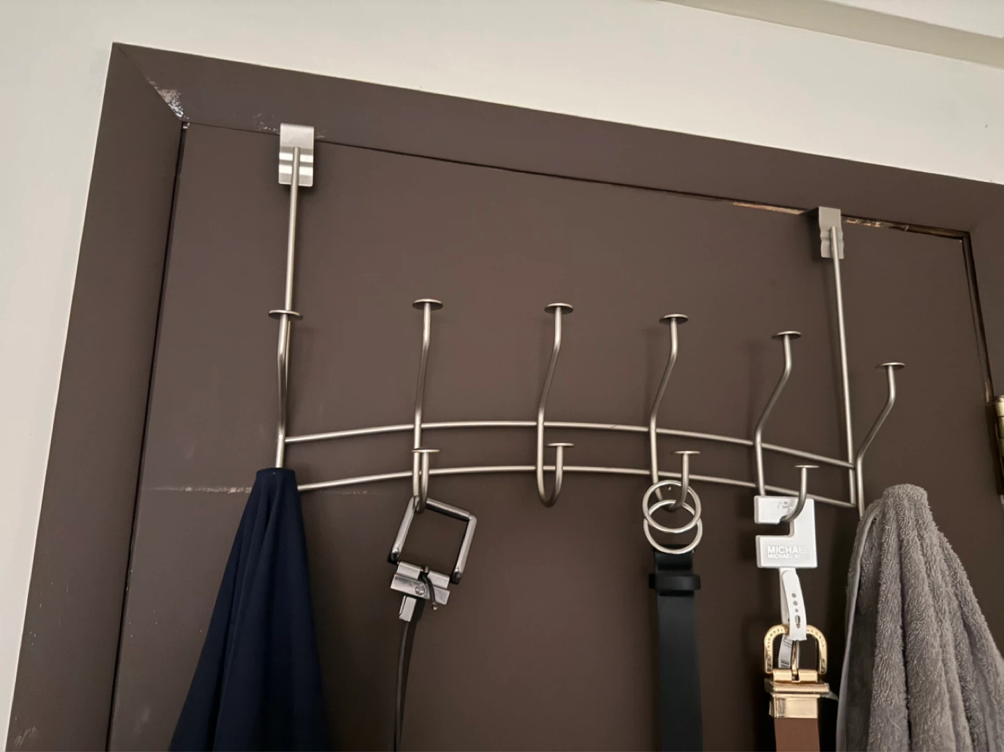 Over-the-Door 5 Hook Rack