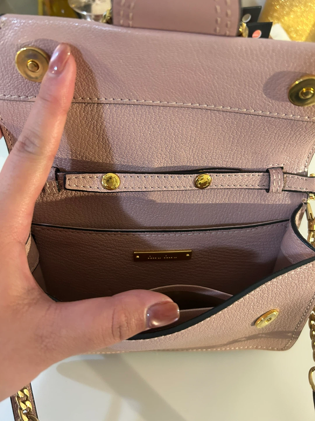 Miu Miu Pink with Pearl and Crystal Embellishment - photo 5