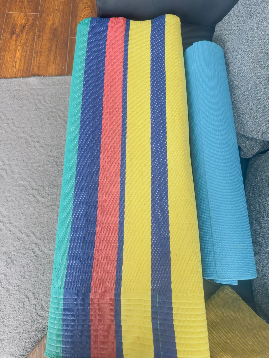 Striped Outdoor mat and yoga mat