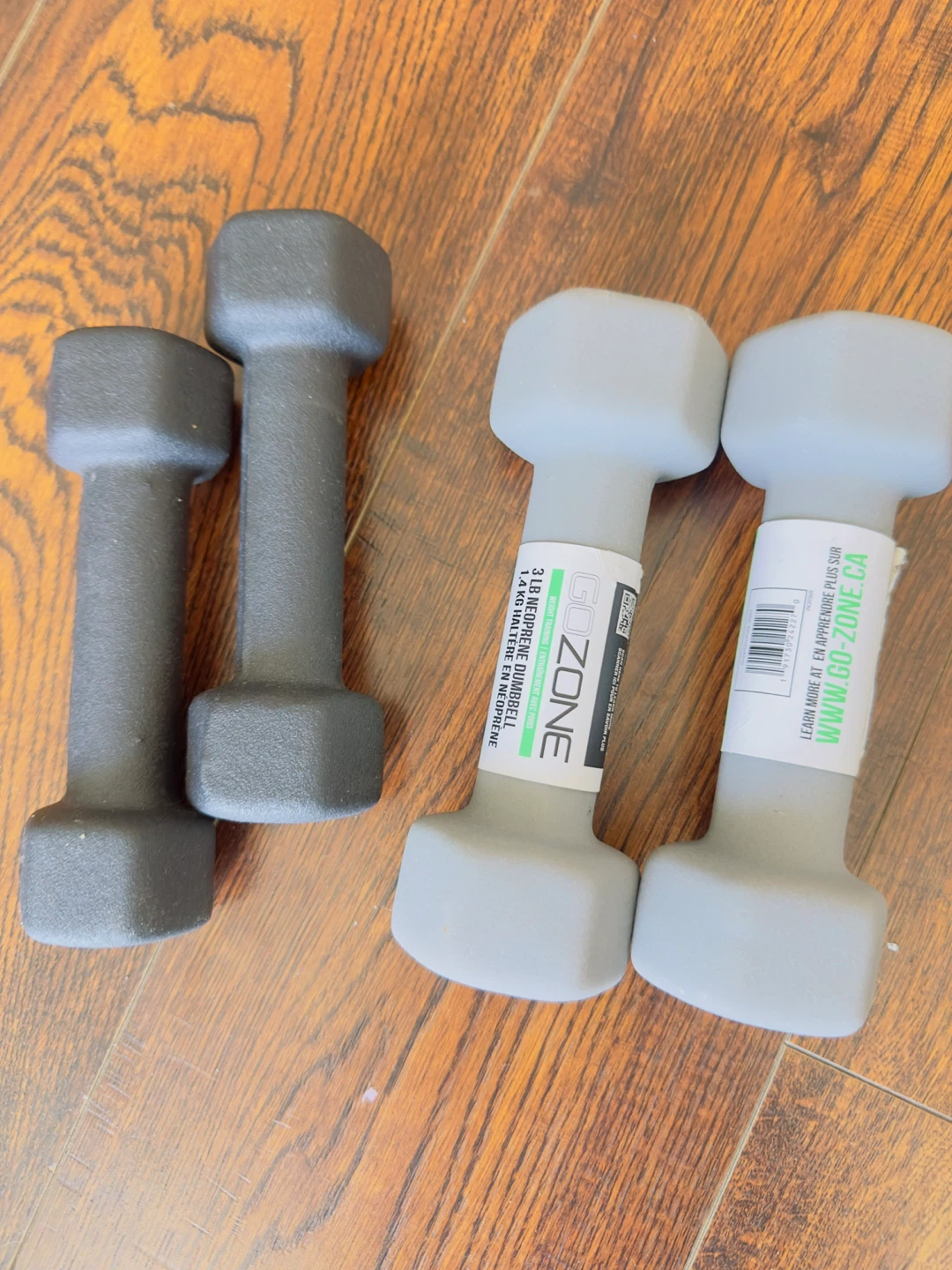 GO ZONE 3 LB Neoprene Dumbbells (Pair)