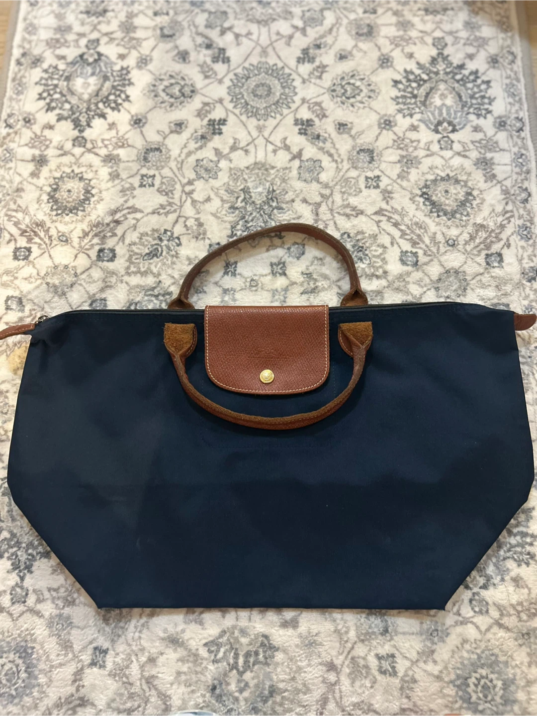 Longchamp Le Pliage Tote Bag - Navy Blue