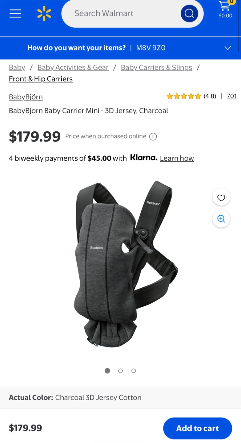 BabyBjörn Baby Carrier Mini - Soft Jersey, Light Gray - photo 5