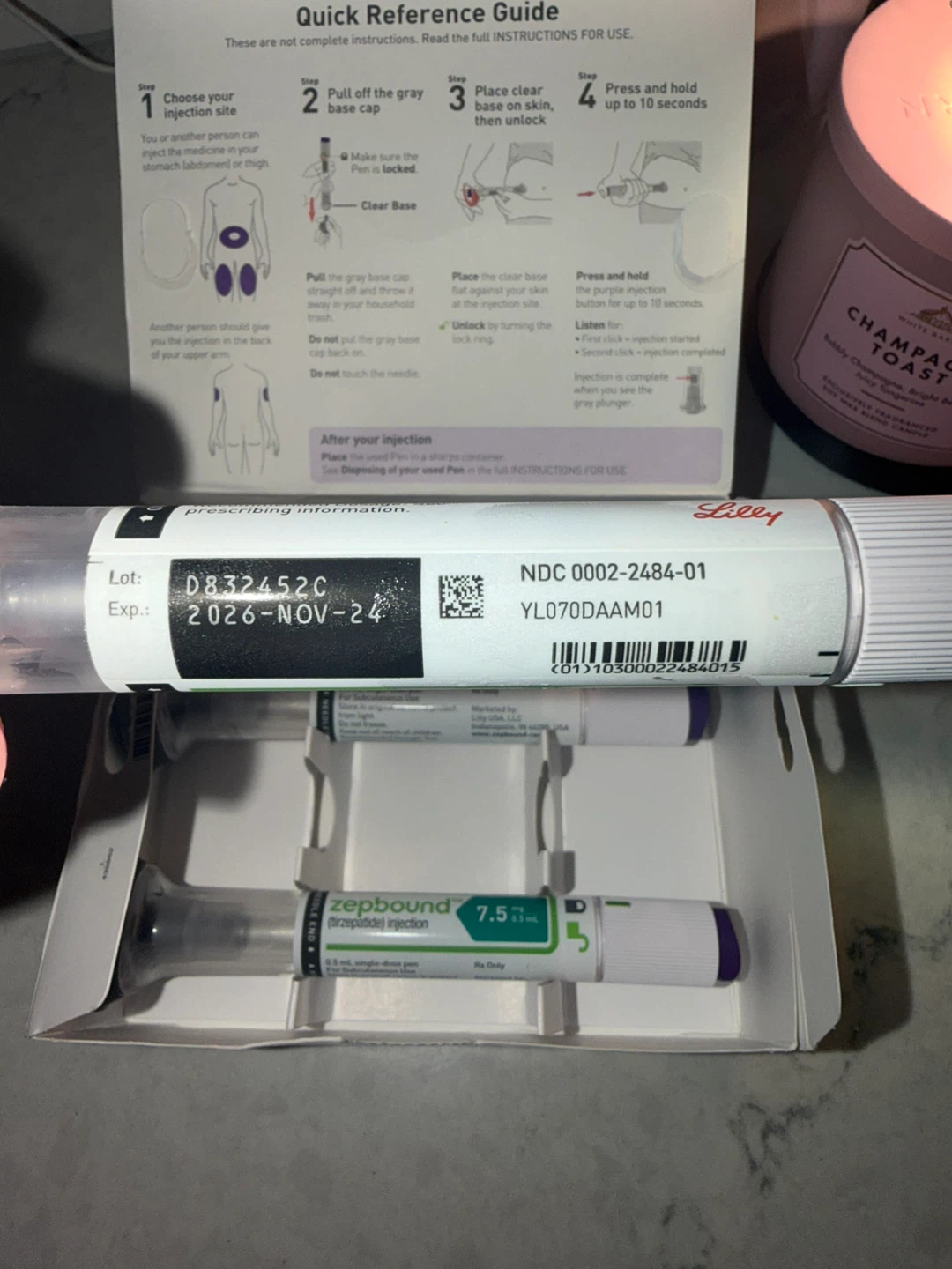 Zepbound 7.5 mg 0.5 mL Injection Pens (4 Count) - photo 4