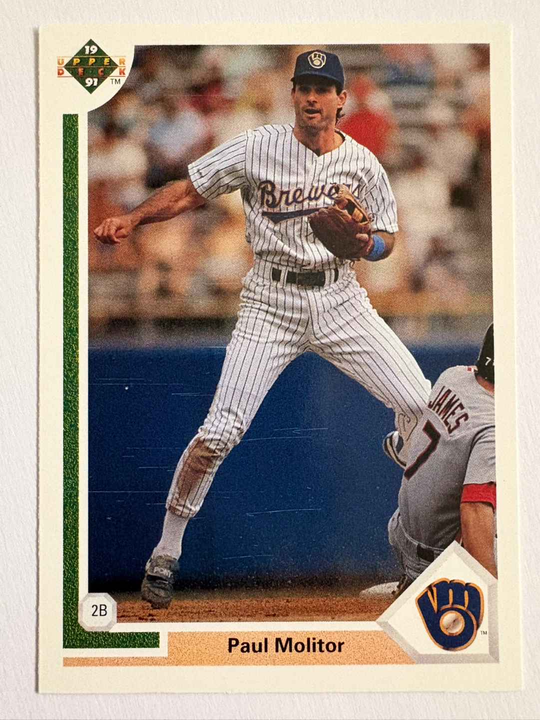1991 Upper Deck Paul Molitor Baseball Card