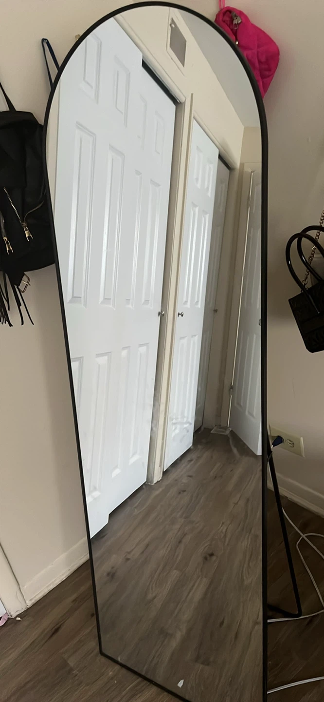 Arched Full Length Mirror with Stand