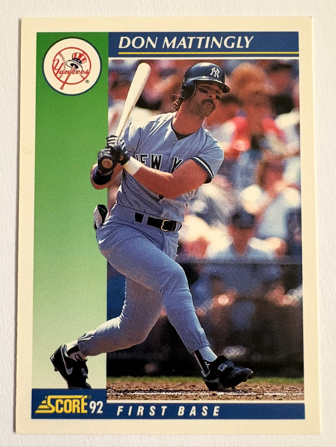 Don Mattingly 1992 Score Baseball Card