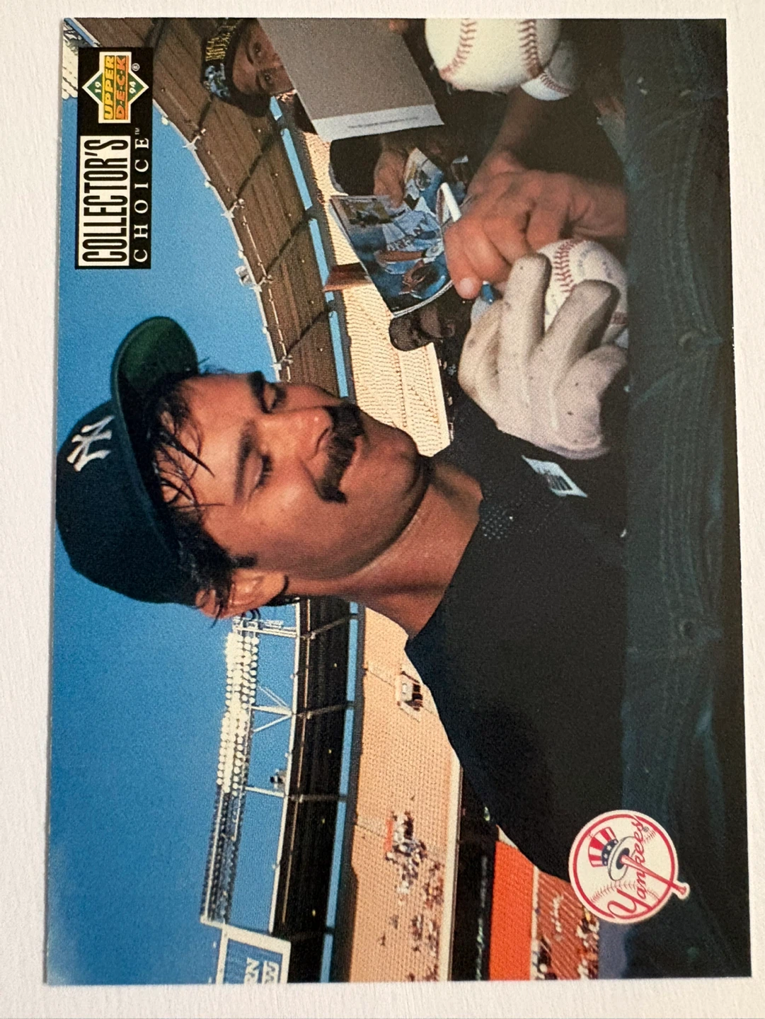 1994 Upper Deck Collector's Choice Don Mattingly Team Checklist
