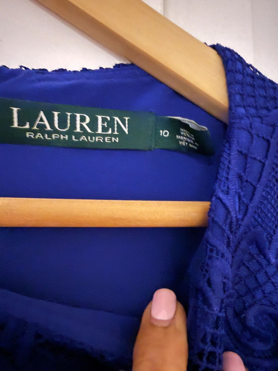 Lauren Ralph Lauren Lace Sheath Dress Size 10 - photo 4