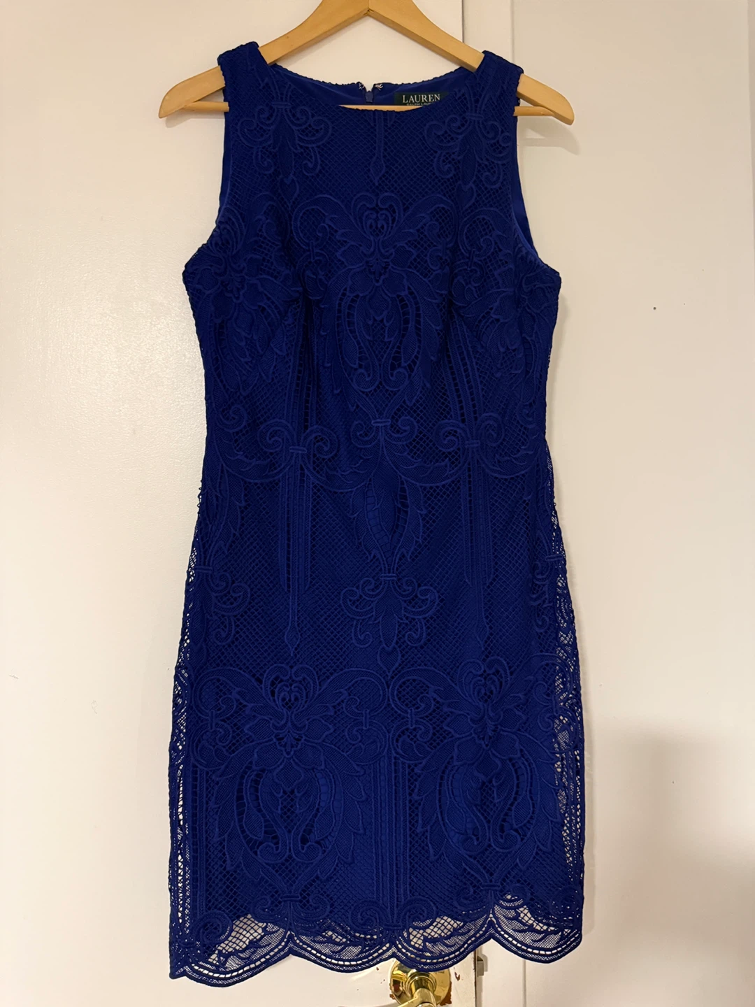Lauren Ralph Lauren Lace Sheath Dress Size 10 - photo 2