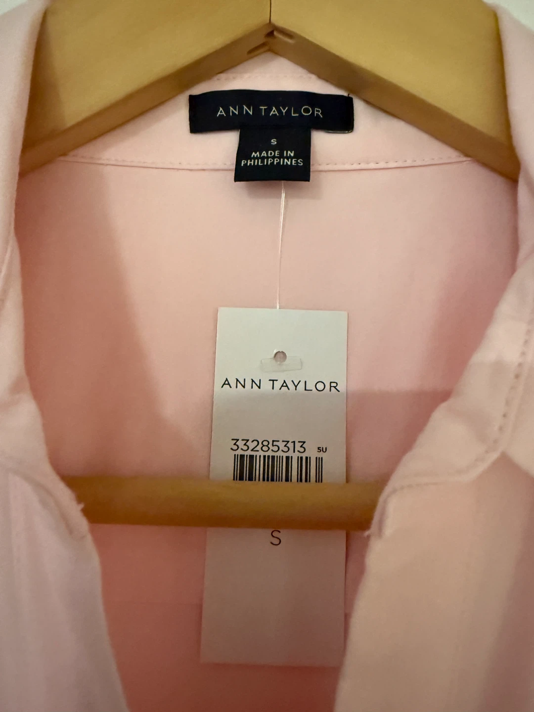 Ann Taylor Pink Sleeveless Button-Up Shirt Size S - photo 2