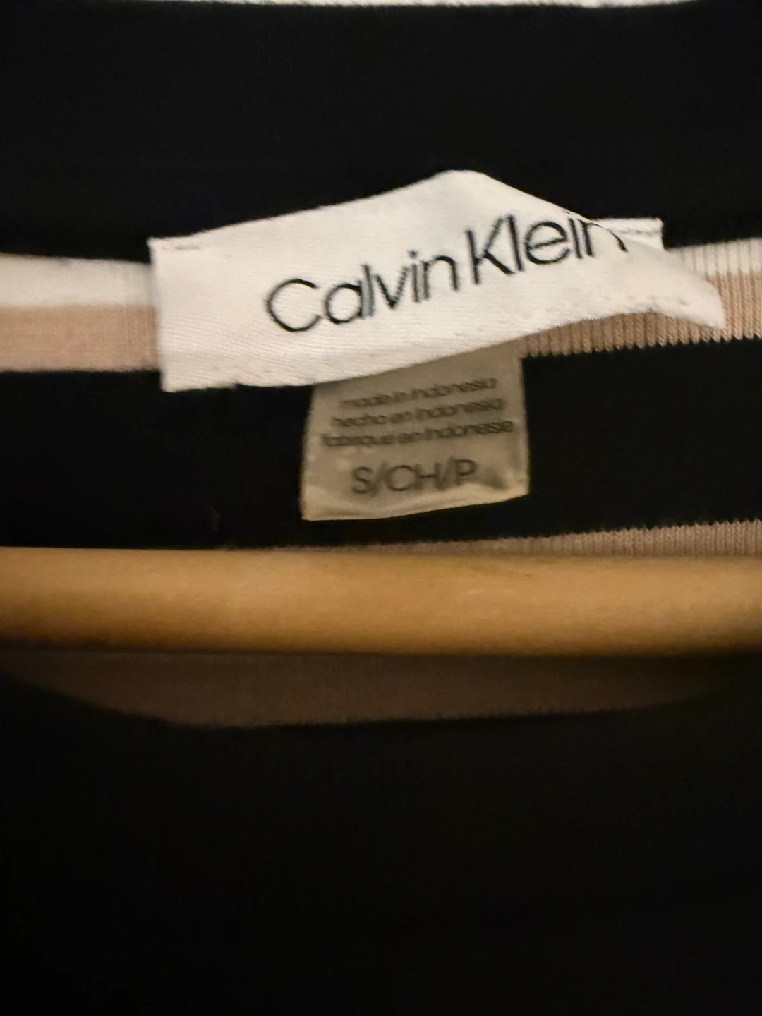 Calvin Klein Striped T-Shirt Dress Size S - photo 5