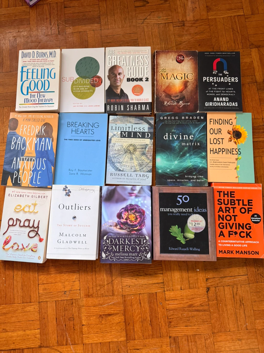 Assorted Self-Help and Fiction Books