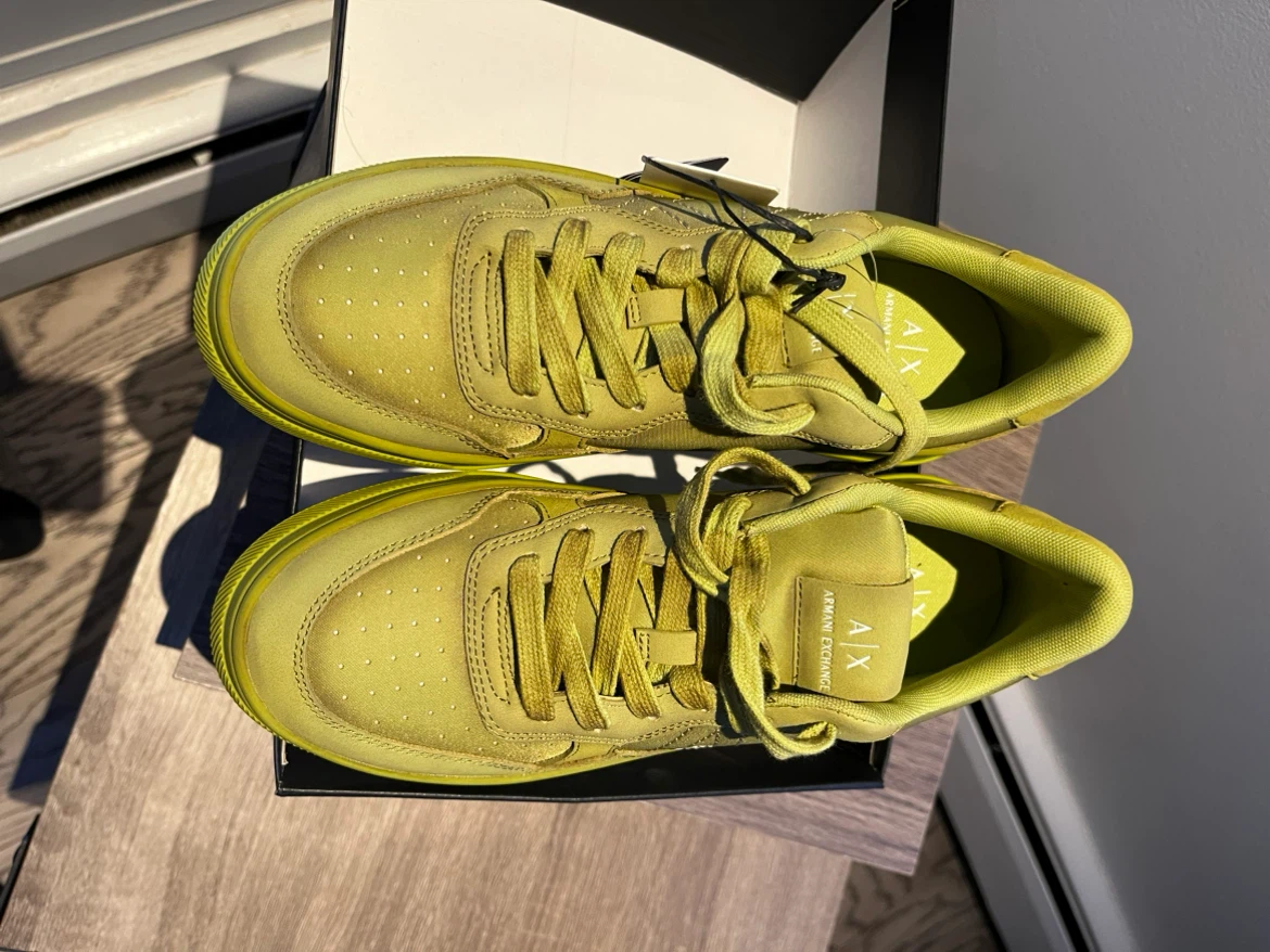 Armani Exchange AX Green Sneakers - photo 3